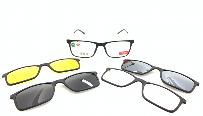 Rama ochelari clip-on Solano CL90128 SET